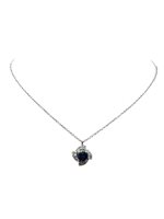 Collana Crivelli Donna ZAFFIRO in Oro bianco Zaffiro 0.29 Ct 46500748 - 46500748